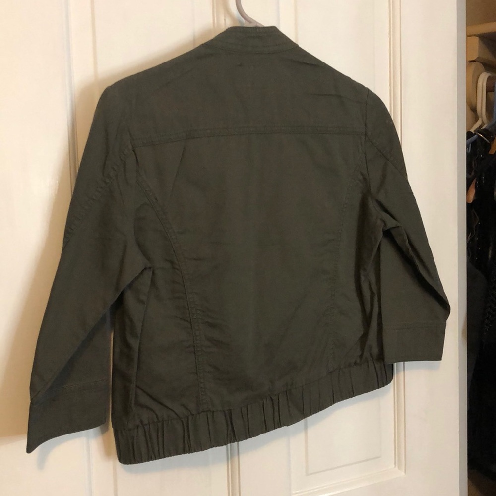 OD green military style jacket from forever 21 - Picture 4 of 4